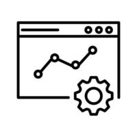 icono de vector de optimización web