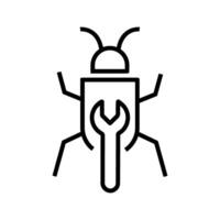 Bug Fixing Vector Icon