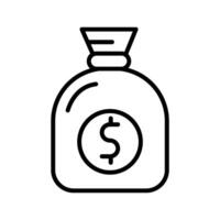 Sack of Money Vector Icon