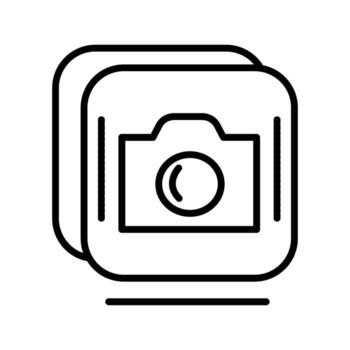 icono de vector de camara