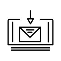 Mail Download Vector Icon