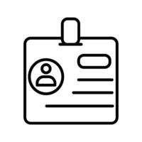 Identification Vector Icon