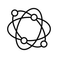 Atomic Structure Vector Icon