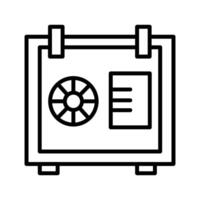 Safe Box Vector Icon