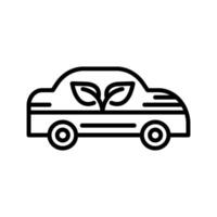 Ecology Car Vector Icon