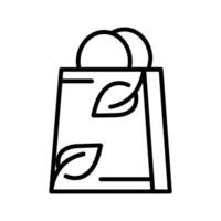 Ecology Bag Vector Icon