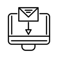 Mail Upload Vector Icon