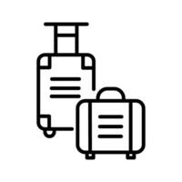 Luggage Bag Vector Icon