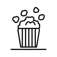 Popcorn Vector Icon