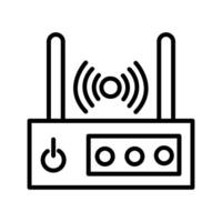 icono de vector de enrutador wifi