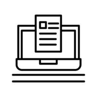 Blog Vector Icon