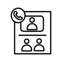 Conference Call Vector Icon