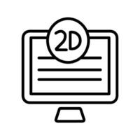 2D Quality Screen Vector Icon