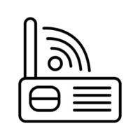 Modem Wifi Vector Icon