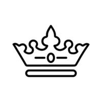 icono de vector de corona