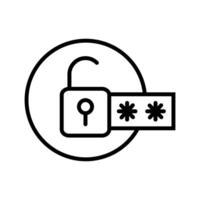 Passcode Lock I Vector Icon