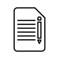 Edit Document Vector Icon