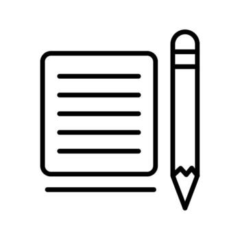 nota, vector, icono vector