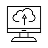 Cloud Backup Vector Icon