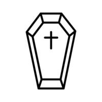 Coffin Vector Icon