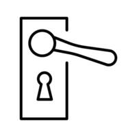 Door Handle Vector Icon