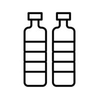 Bottle in Water Vector Icon