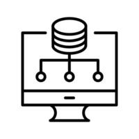 Data Storage Vector Icon