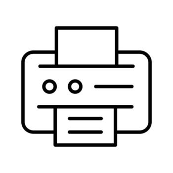 Printer Vector Icon