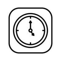 icono de vector de reloj