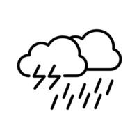 Rain Vector Icon