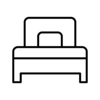 Single Bed Vector Icon