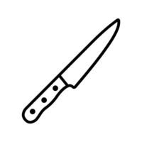 icono de vector de cuchillo