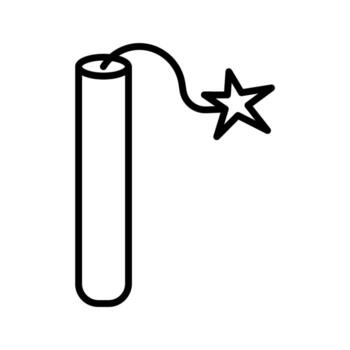 Single Dynamite Vector Icon