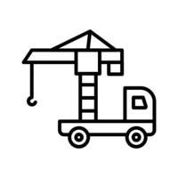 Lifter Crane Vector Icon