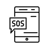 SOS Vector Icon