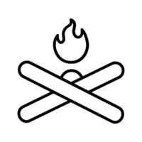 Bonfire Vector Icon