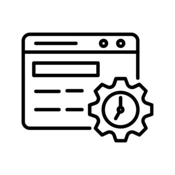 velocidad mejoramiento vector icono