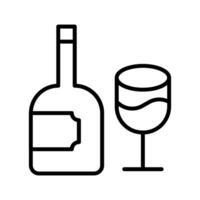 icono de vector de vino