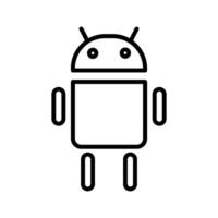 icono de vector de Android