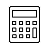 icono de vector de calculadora