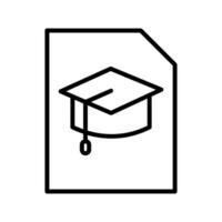 icono de vector de graduación