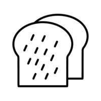 icono de vector de tostadas