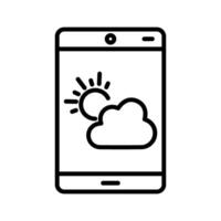 Weather App Vector Icon