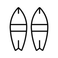 icono de vector de tabla de surf