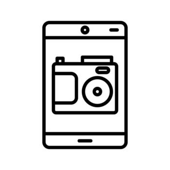 icono de vector de camara