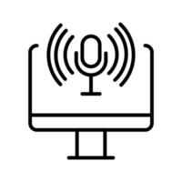 Podcast Vector Icon