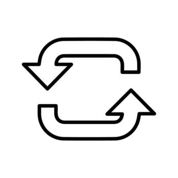 icono de vector de bucle