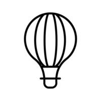 Hot Air Balloon Vector Icon