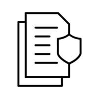 List Protection Vector Icon