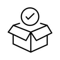 Package Receiving Vector Icon